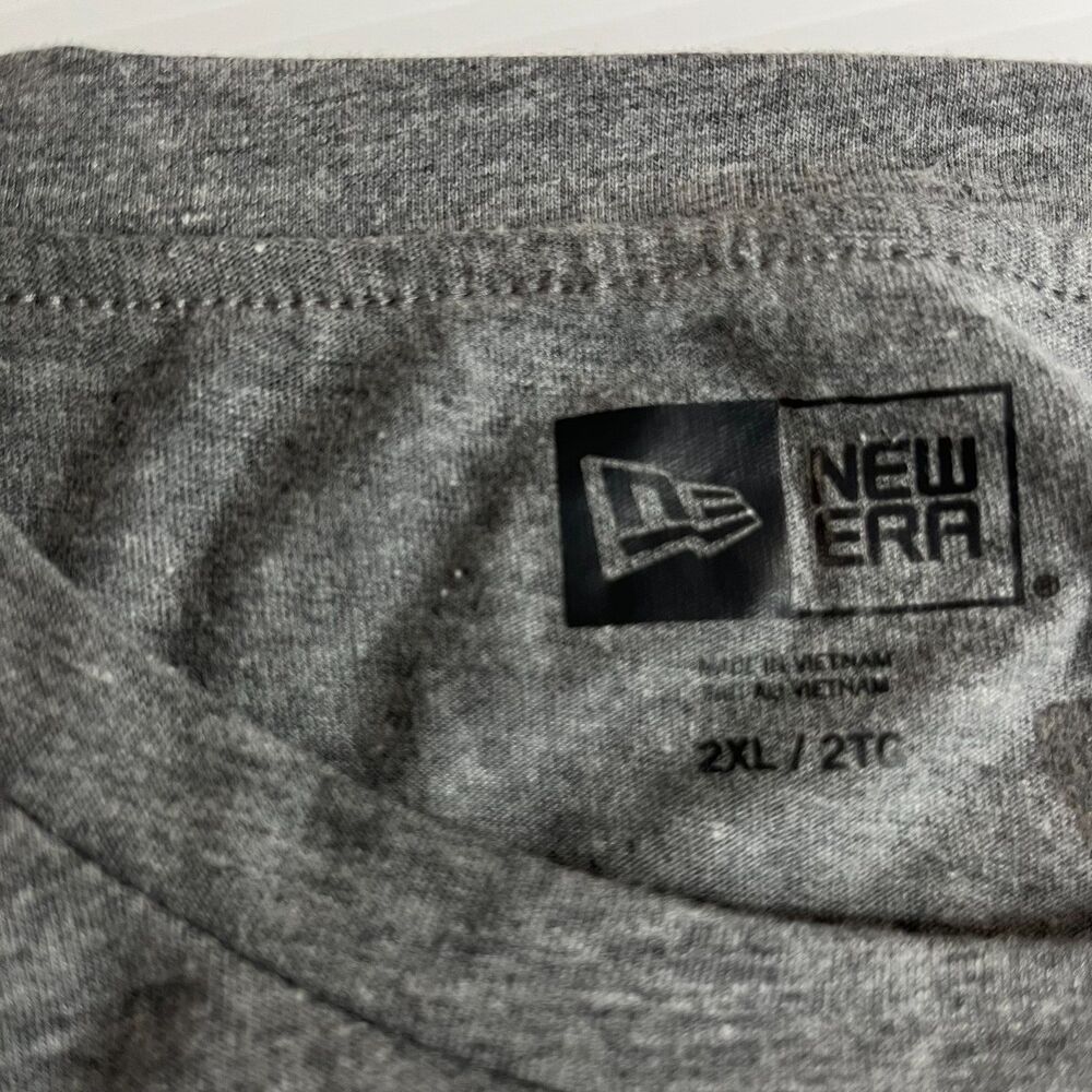 C8 Corvette Long Sleeve New Era T-Shirt Gray Logo Mens Pullover Sz 2XL - Picture 2 of 7